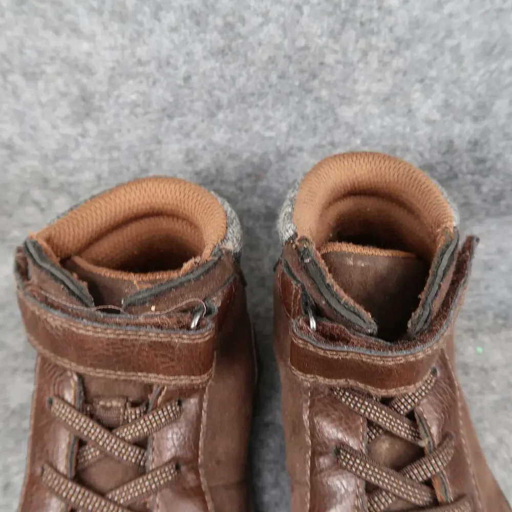 OshKosh B'Gosh Shoes Kids 9 Sneakers Boots Boys Toddler Easy On Strap Brown